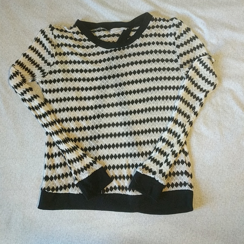 Lush open back sweater